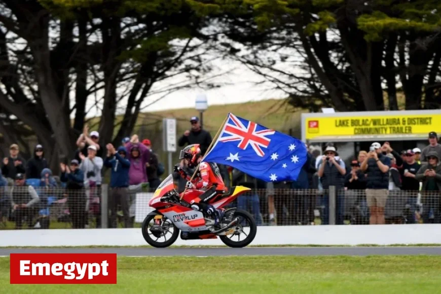 Joel Kelso Secures Second Place in Thrilling Moto3 Phillip Island Race