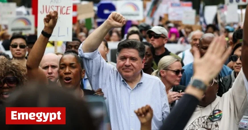 Gov. Pritzker Speaks at Energy-Packed ‘No Kings’ Rally in Chicago