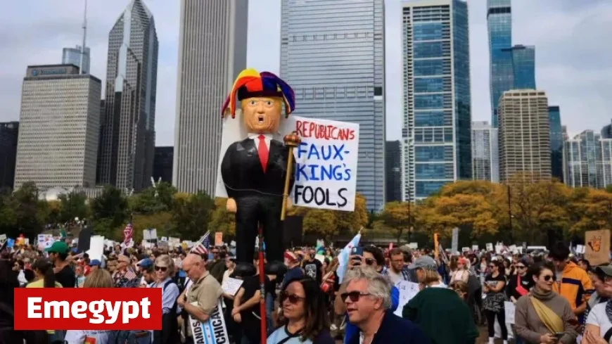 Day Without Kings Protesters Rally Against Trump Across the United States