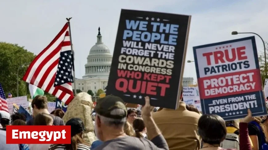 In Pictures Massive No Kings Movement Protesters Across the US Rally Against Donald Trump’s Authoritarian Policies