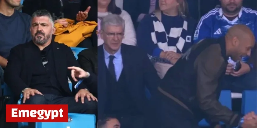 Gattuso Henry Wenger and More Champions Gather in the Stands for Como vs Juve Match