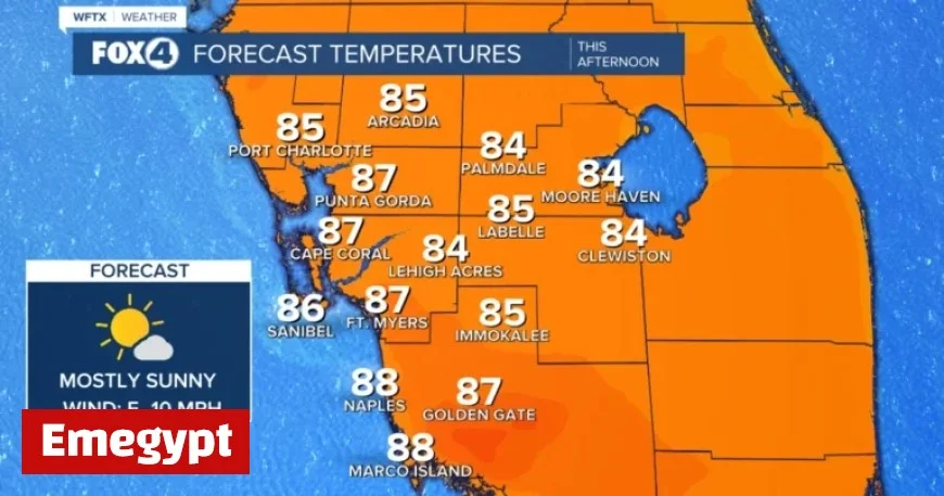 Weekend Weather Outlook: Enjoy Beautiful Days with Increased Humidity on Sunday