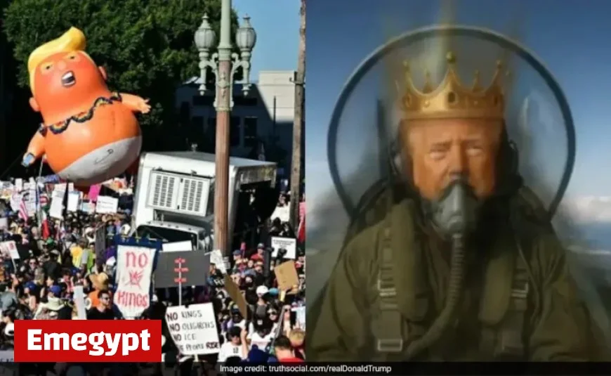 Massive No Kings Protests Surge Across US Cities as Trump Shares Controversial Crown Video
