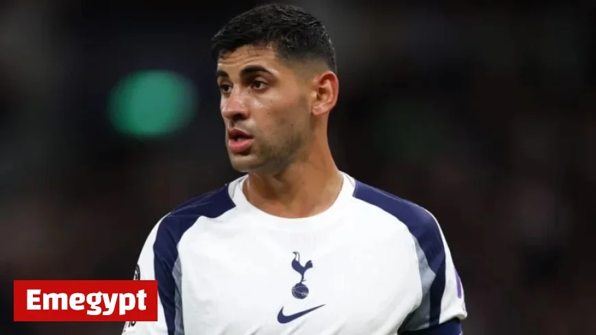 Tottenham faces major setback as captain Cristian Romero withdraws from Aston Villa match due to injury during warm-up