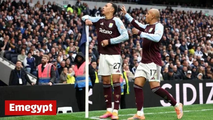Tottenham’s Fortress Crumbles as Aston Villa Triumphs with 2-1 Win