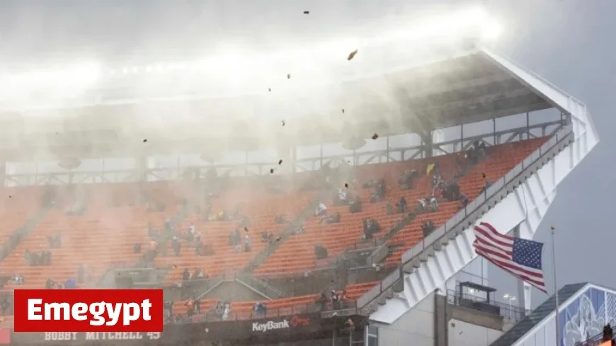 Miami Dolphins vs Cleveland Browns game faces challenging weather with rain and strong winds forecast