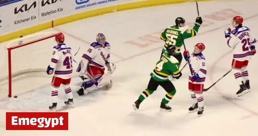 Knights Dominate OHL Rivalry Week Opener with Commanding Win in Kitchener