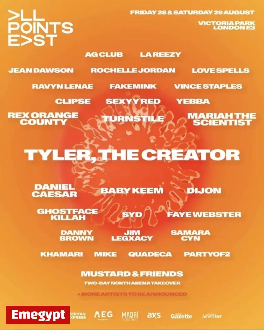 Turnstile to Join Tyler the Creator at London’s All Points East Festival