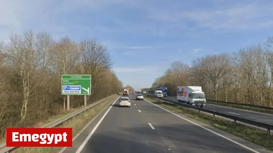 Major Crash Leads to Closure of A64 Near York Between A19 and A1036