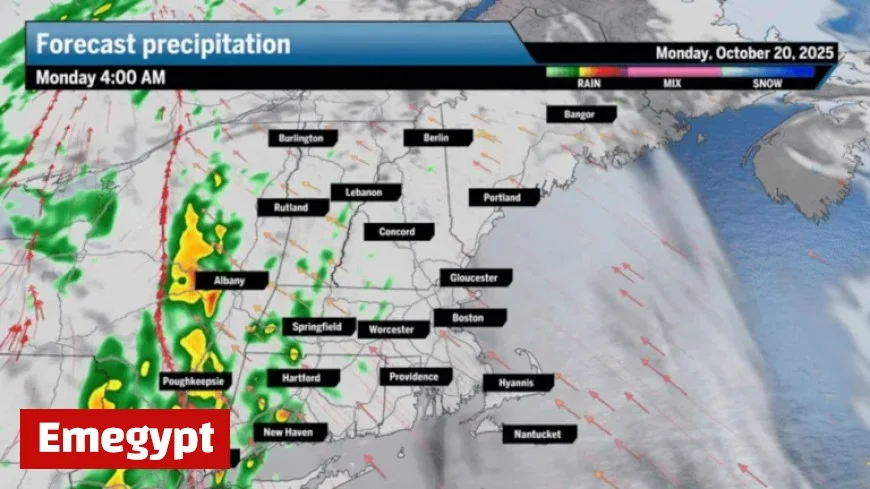 Expect Heavy Downpours and Gusty Winds During Monday Morning Commute