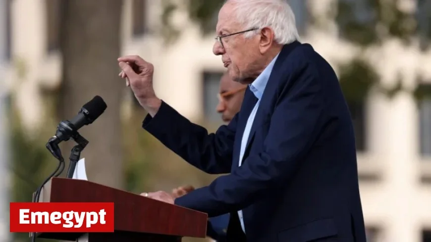 Bernie Sanders Criticizes Trump and Billionaires at ‘No Kings’ Rally