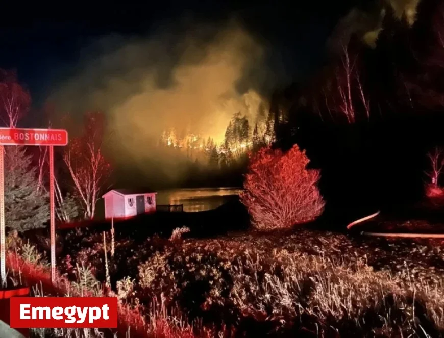 Domaine Morency Wildfire Reignites Drawing Attention