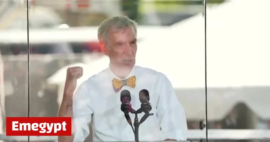 Bill Nye Criticizes Trump as Petulant at No Kings Protest