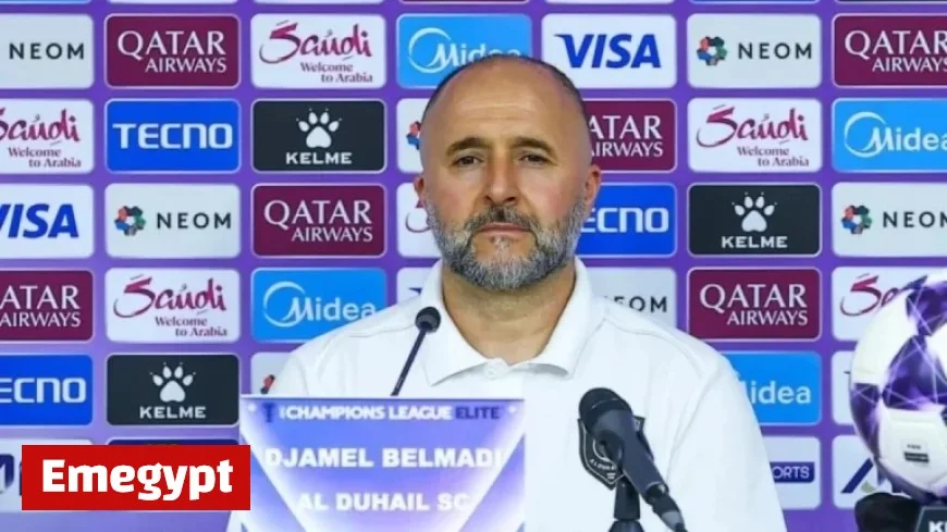 Belmadi Backs Al Duhail in Pivotal Clash Against Al Wahda