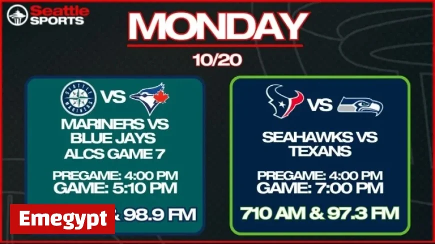 Tune in to ALCS Game 7 and Seahawks-Texans on the Seattle Sports App for Live Radio Coverage