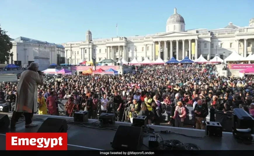 Experience the Vibrant Diwali Celebrations at London’s Trafalgar Square as Mayor Sadiq Khan Shares Highlights