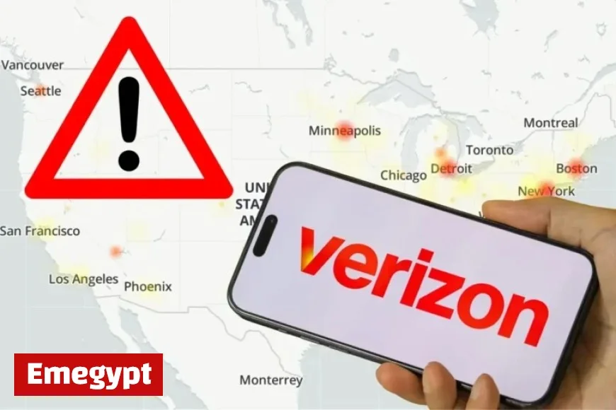 Verizon Outage Map Reveals Network Disruptions Across the US