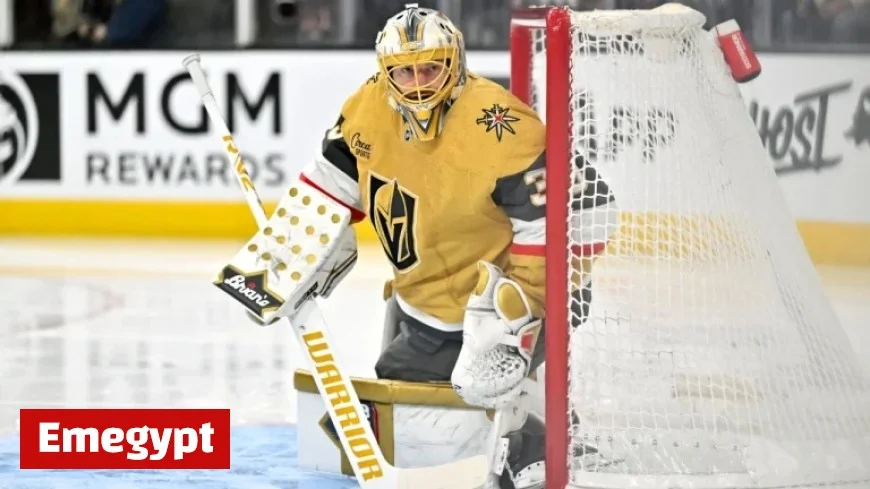 Golden Knights Goalie Adin Hill Leaves Game Against Hurricanes