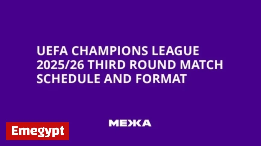 UEFA Champions League 2025/26 Third Round: Complete Match Schedule and Format Details