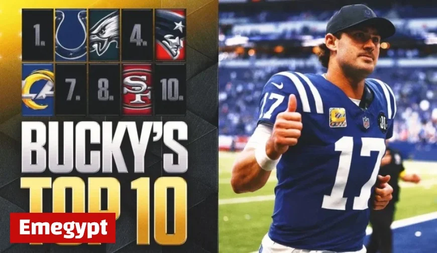 NFL Power Rankings Shake-Up: Colts and Eagles Soar While Bills Slide; Four New Teams Enter Top 10