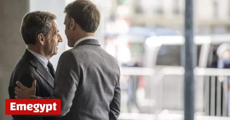 Emmanuel Macron Meets Nicolas Sarkozy Prior to His Imprisonment