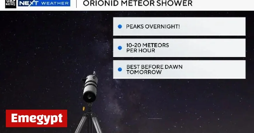 Get Ready to Watch the Orionid Meteor Shower Tonight: Best Viewing Times and Weather Forecast for Massachusetts