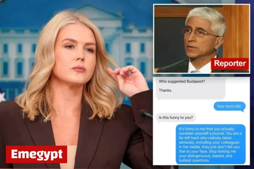 Karoline Leavitt Criticizes Leftist Reporter’s Provocative Questions in Fiery Text Exchange