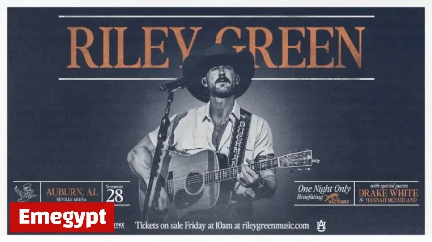 Riley Green set to electrify Auburn with exclusive Iron Bowl Eve concert return