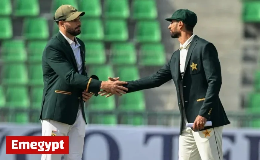 Pakistan vs South Africa 2nd Test Day 1 Highlights Shan Masood Shines with Top Score as Pakistan Reaches 259/5