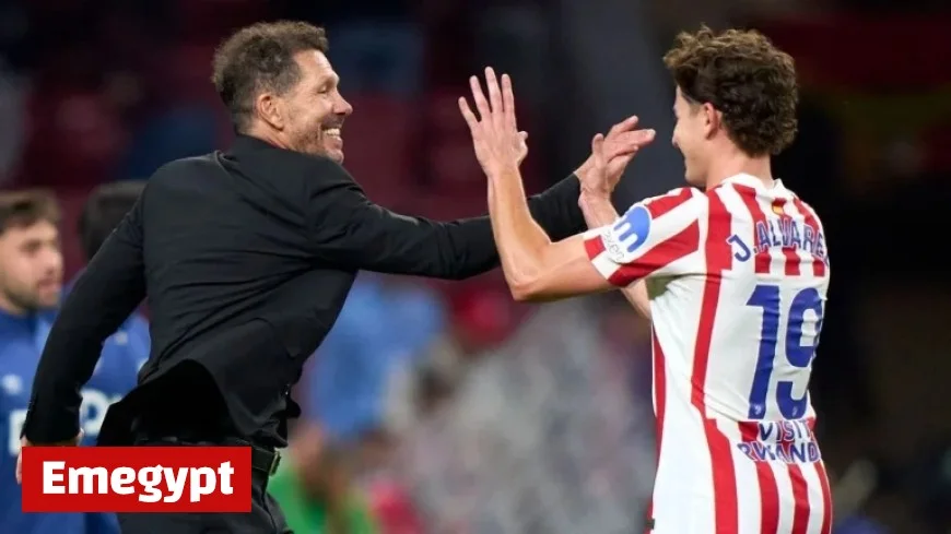 Diego Simeone and Julián Álvarez Preview Atlético Madrid’s Upcoming Clash with Arsenal