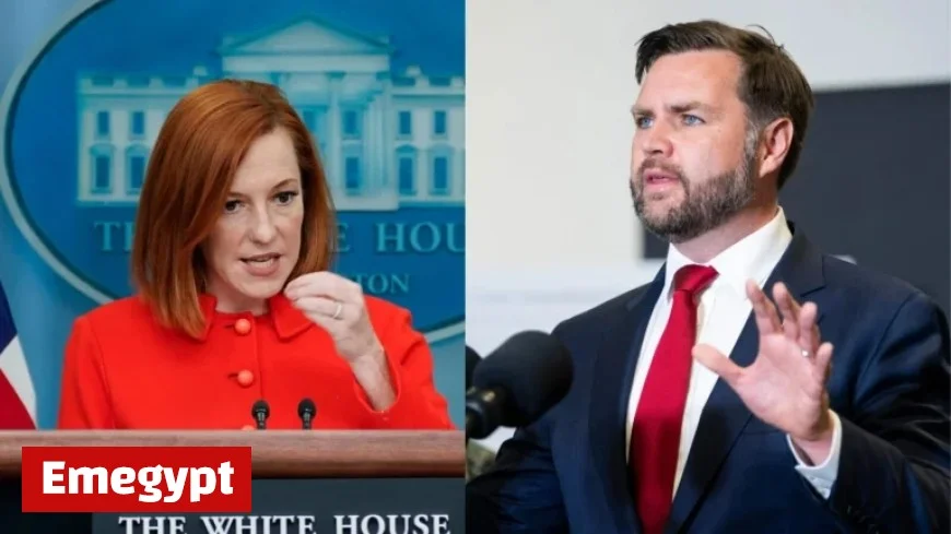 Jen Psaki Criticizes JD Vance Marriage Claims She Will Save Usha Vance in Heated Exchange with Former White House Press Secretary