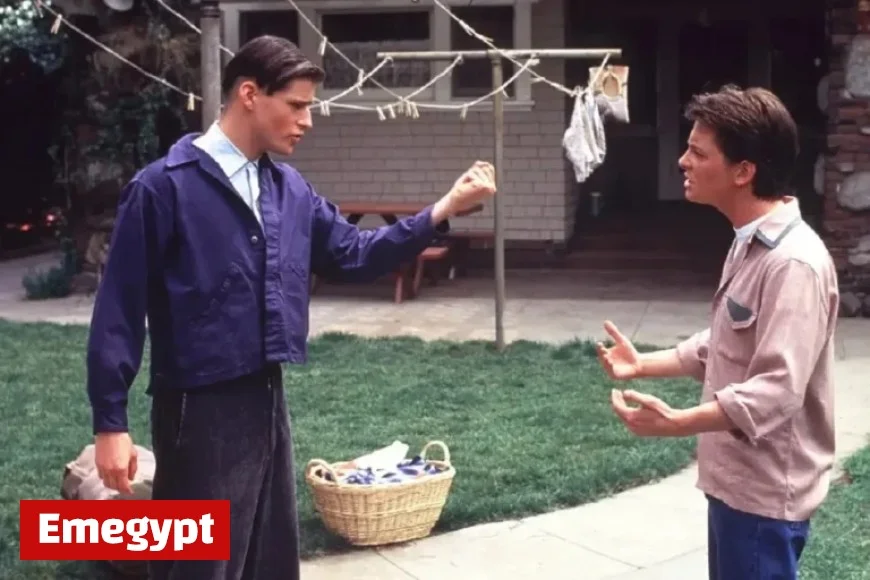 Michael J Fox Reveals Crispin Glover Created Tension on Back to the Future Set Nobody Puts Crispin in a Box