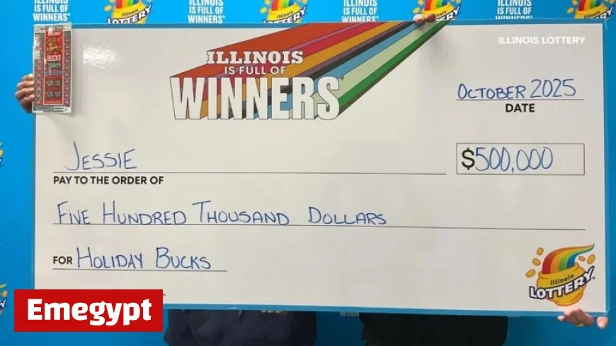 Rockford Woman Jessie Wins $500K Holiday-Themed Scratch-Off at Northridge Dr Walmart in Illinois