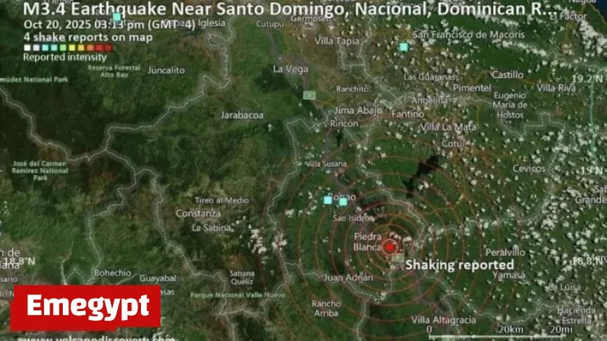 Seismic Event Shakes Santo Domingo Dominican Republic Earthquake Alert Issued