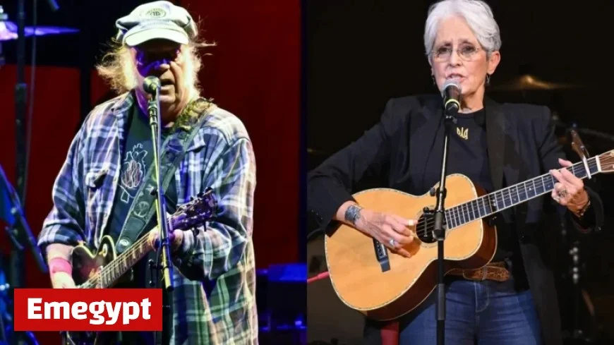 Neil Young and Joan Baez Not Featured in Super Bowl Halftime Amid Bad Bunny Rumors