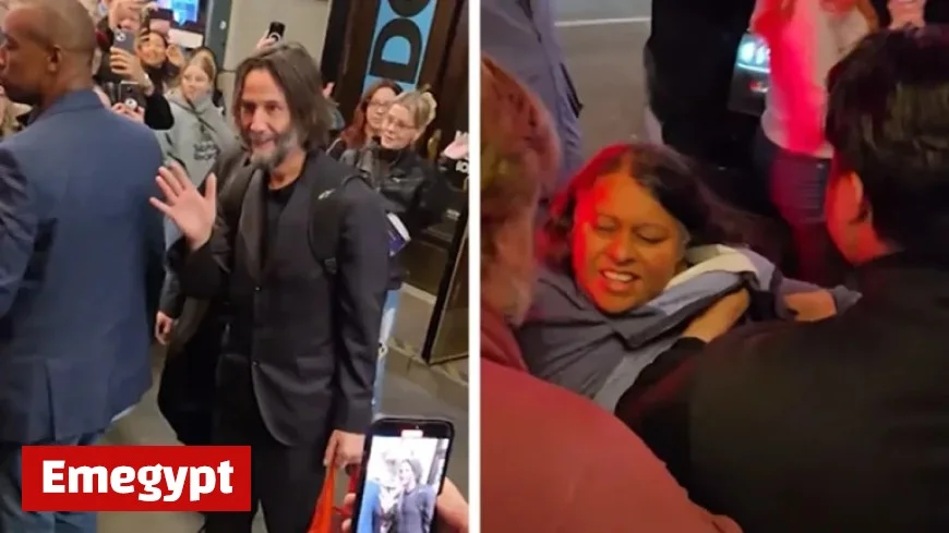 Keanu Reeves Fan Dubbed ‘Divine Wife’ Makes Bold Move Toward His Car