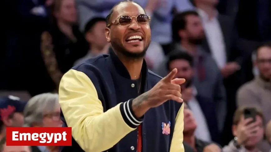 NBA Fans Amused as Carmelo Anthony Ditches Suits Since 2003 for Stylish Podcast Outfit on NBC Broadcast Debut