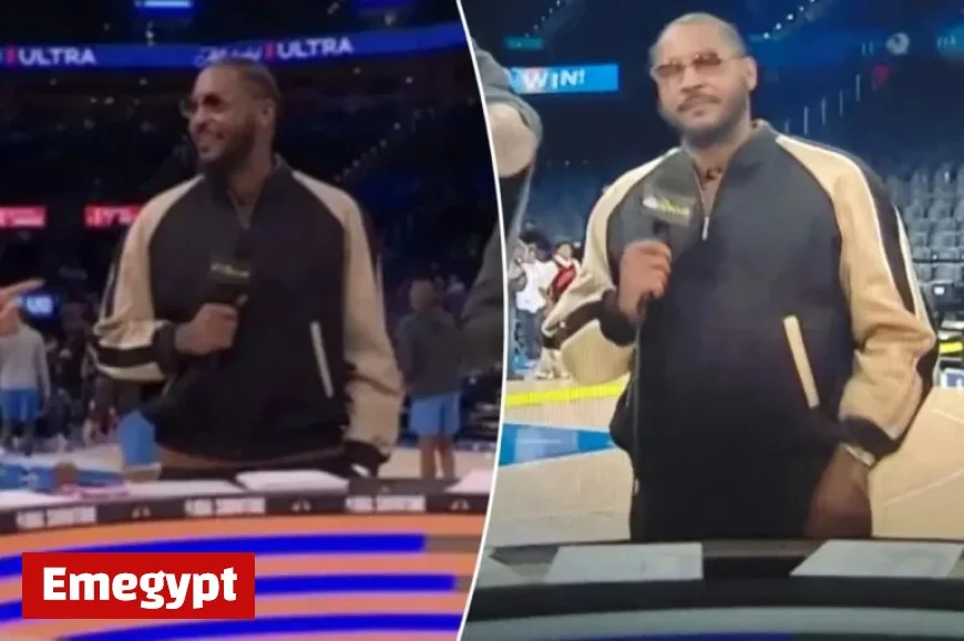 Fans Criticize Carmelo Anthony’s Outfit Choice for NBC Podcast Debut