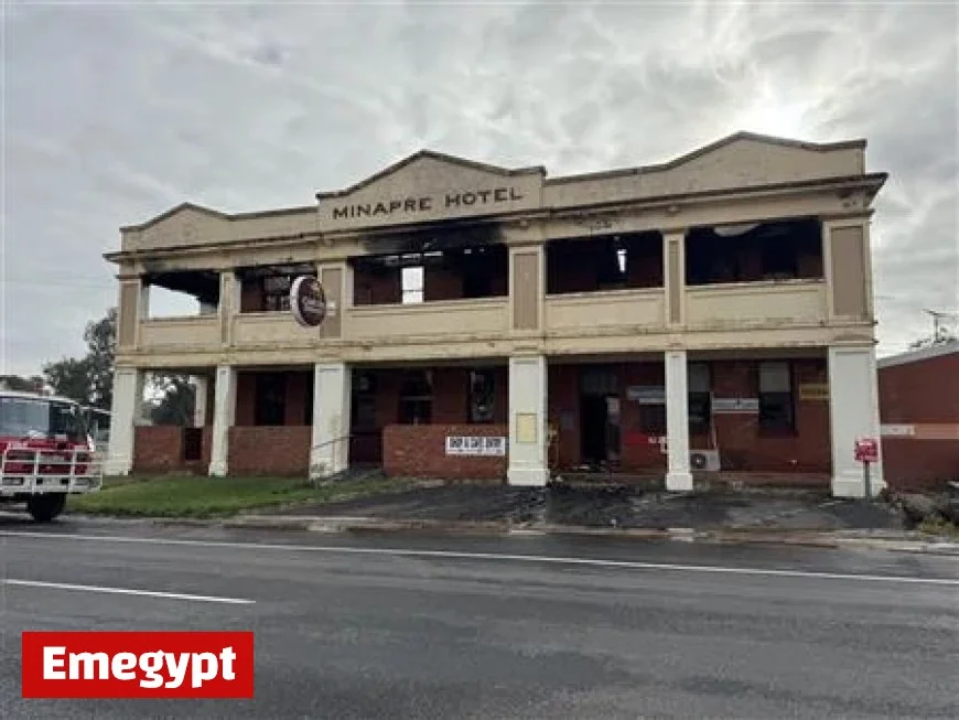 Fire Destroys Historic Hotel in Lascelles Town