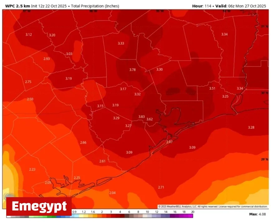 Houston braces for widespread rain showers this weekend with a stronger front approaching next week