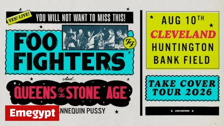 Foo Fighters Unveil 2026 Stadium Tour Dates for Fans Across the Globe