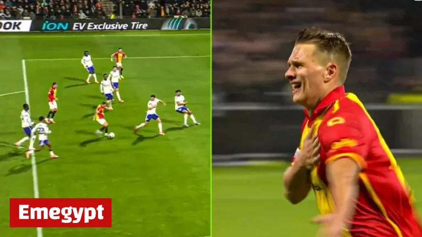 Former Anderlecht Youth Star Scores Stunning Goal for Go Ahead Eagles to Level with Aston Villa