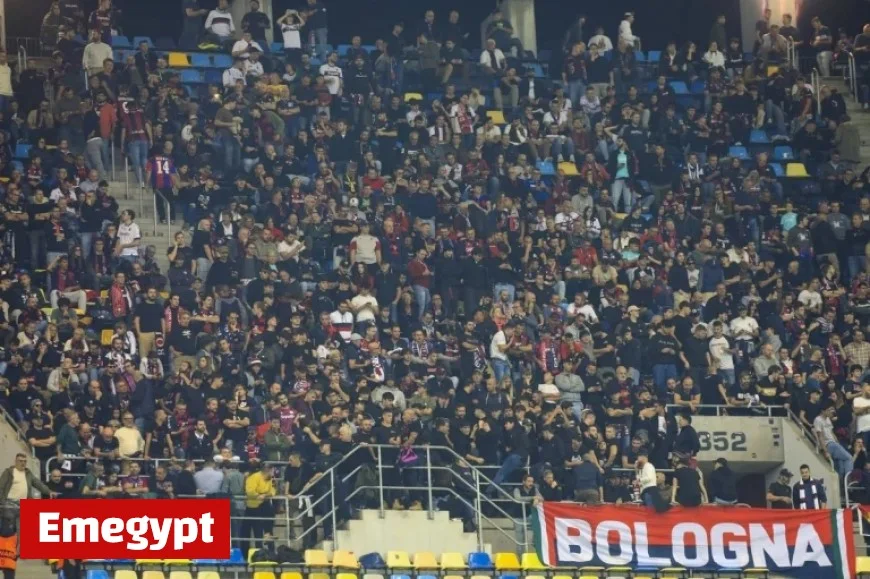 Bologna Fans Taunt FCSB with Bold Banner Display During Europa League Match