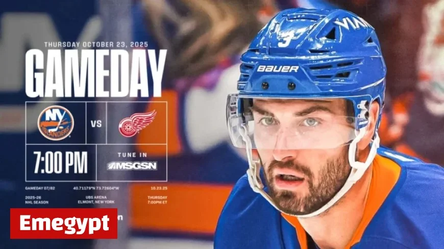 Islanders Face Off Against Red Wings: Game Preview