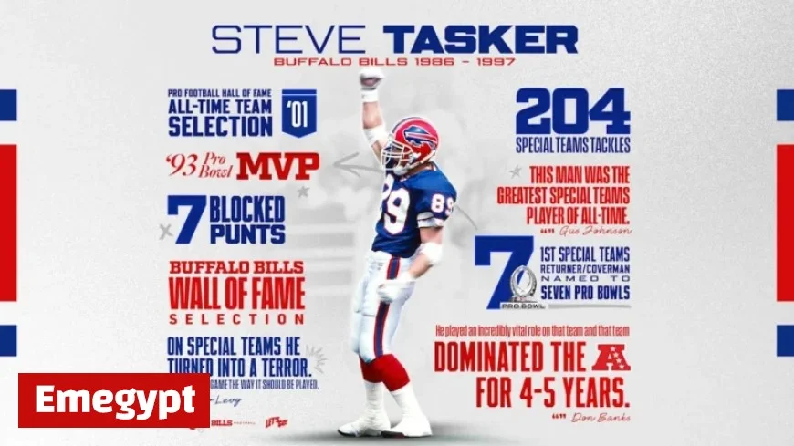 Bills Legend Steve Tasker Advances for 2026 NFL Hall of Fame Consideration