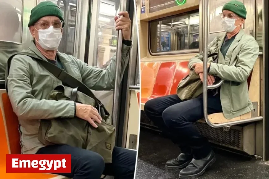 Hollywood Star Disguises Himself for NYC Subway Ride
