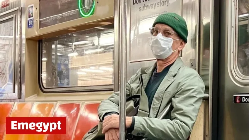 Tom Hanks Disguises Himself on NYC Subway with Mask and Beanie