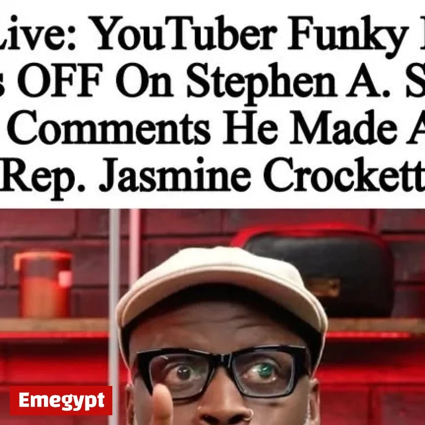 YouTuber Funky Dineva Criticizes Stephen A. Smith’s Comments on Rep. Jasmine Crockett