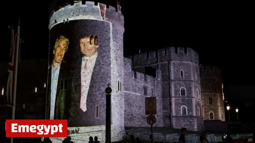 Trump-Epstein Projection on Windsor Castle Results in No Charges