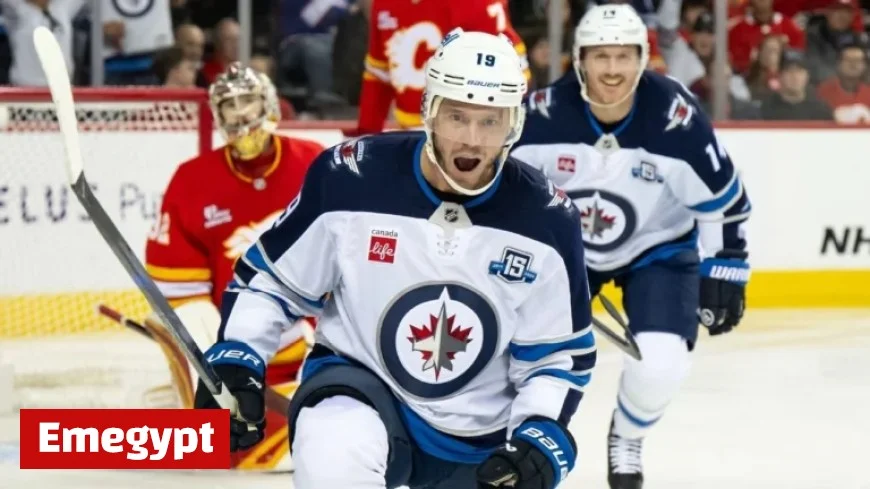 Toews Scores First Goal in Comeback with Jets